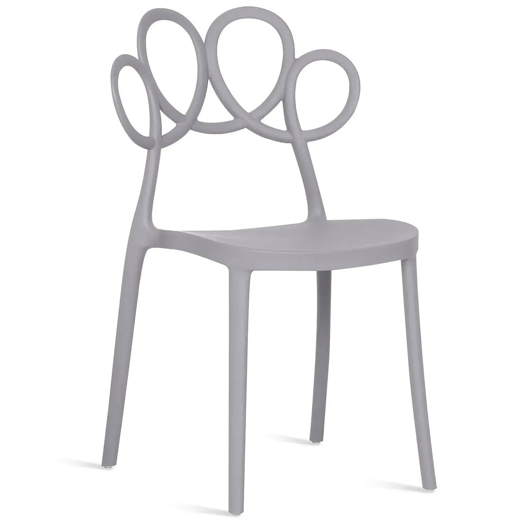 Contemporary plastic dining chair mila situational feels.