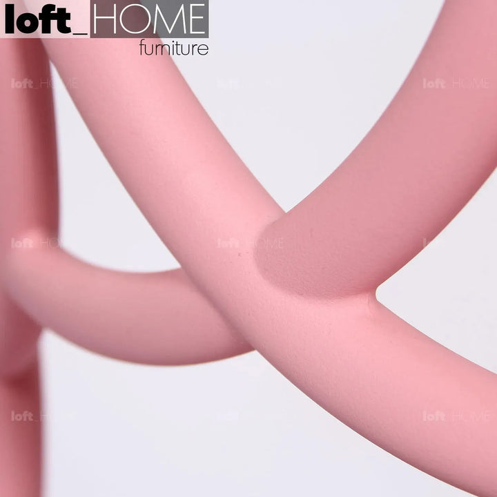 Contemporary plastic dining chair mila with context.