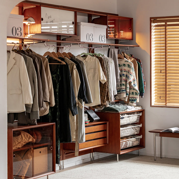 Vintage boxwood modular hanging wall shelf system muse wardrobe size charts.