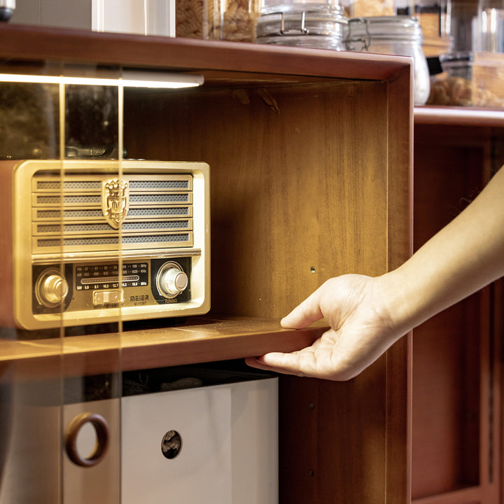 Vintage boxwood modular hanging wall shelf system muse wardrobe situational feels.