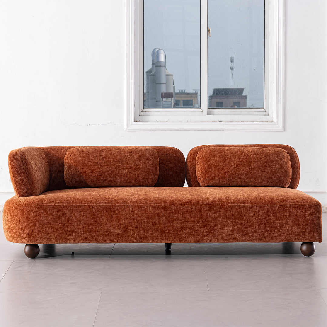 Cream velvet fabric modular corner 3 seater sofa bubba situational feels.