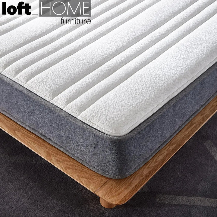 20cm pocket spring mattress baker in close up details.
