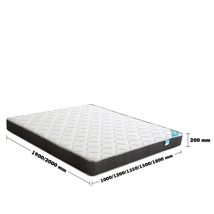 20cm coil spring mattress simo size charts.