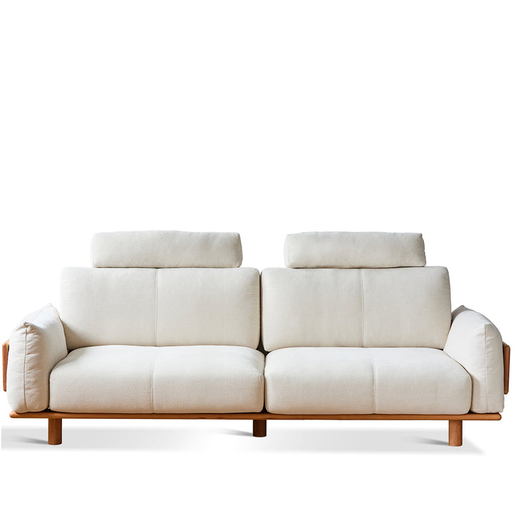 Scandinavian Mixed Weave Fabric 3 Seater Sofa BESSEN