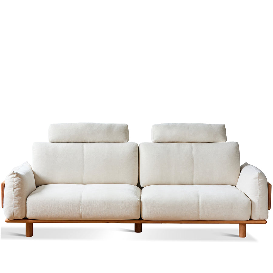 Scandinavian Mixed Weave Fabric 3 Seater Sofa BESSEN