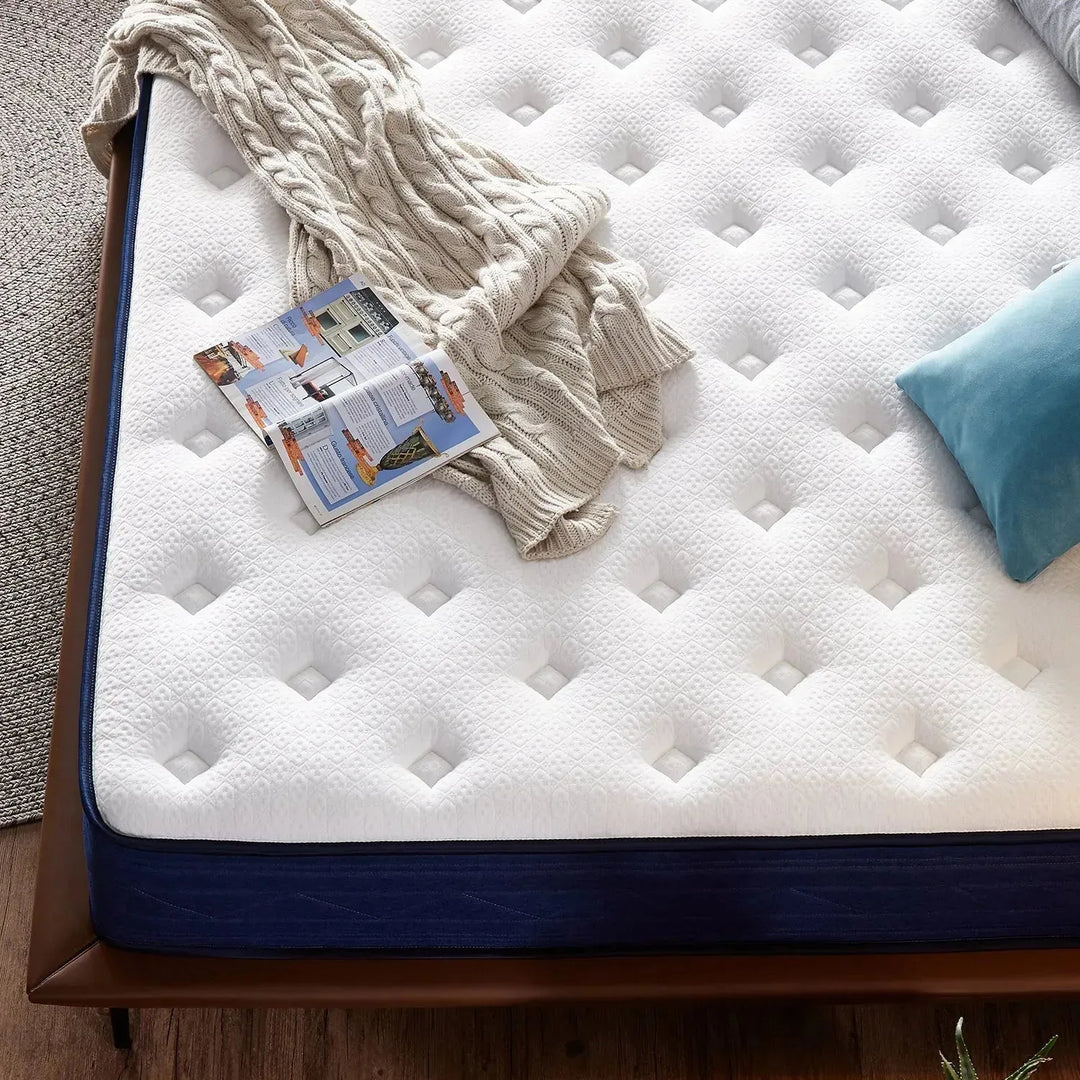 23cm pocket spring mattress wave in still life.