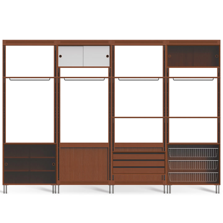 Vintage Boxwood Modular Hanging Wall Shelf System MUSE LIVING