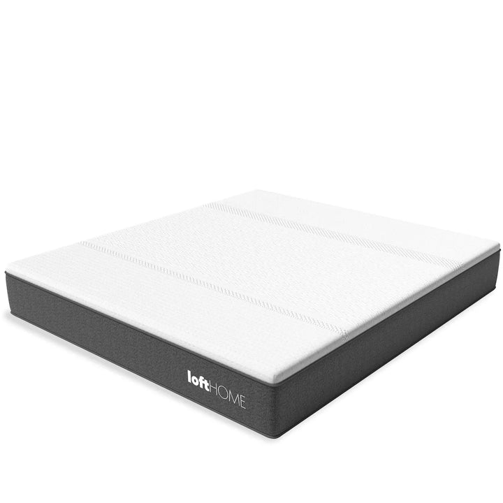 30cm gel memory foam pocket spring mattress swan in white background.