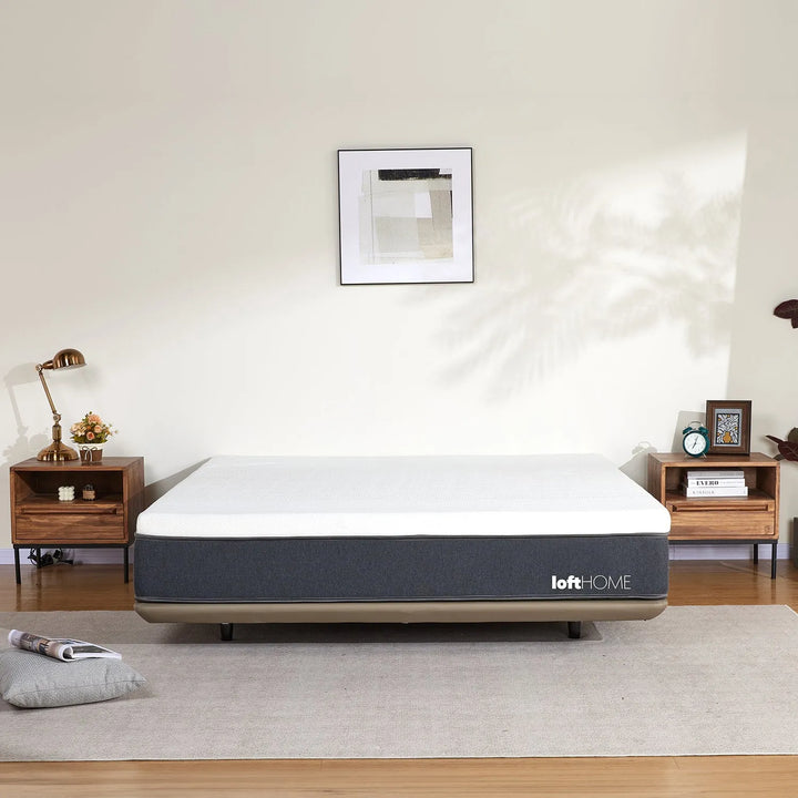 30cm gel memory foam pocket spring mattress swan primary product view.