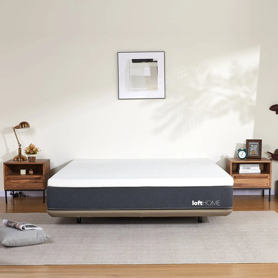 30cm gel memory foam pocket spring mattress swan primary product view.