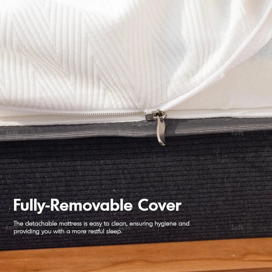 30cm gel memory foam pocket spring mattress swan in real life style.