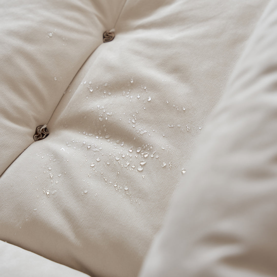 Scandinavian premium cat scratch resistant fabric sofa cover in details.