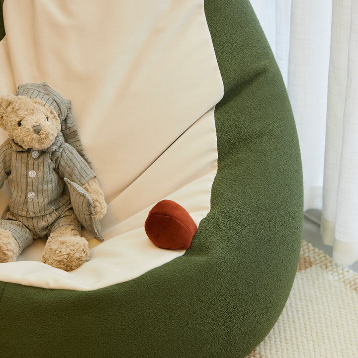 Scandinavian premium boucle fabric sofa cover detail 1.