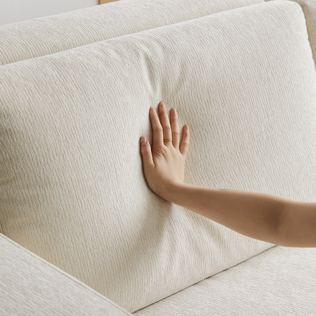 Scandinavian premium chenille velvet fabric sofa cover environmental situation.