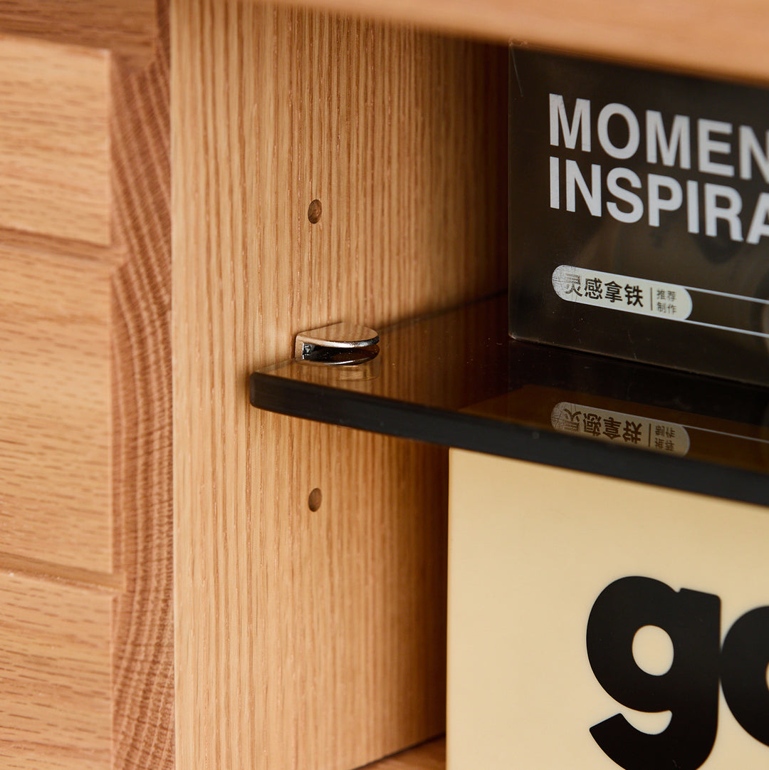 Scandinavian oak wood tv console lyne size charts.