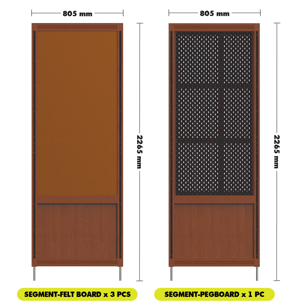 Vintage Boxwood Modular Hanging Wall Shelf System MUSE LIVING