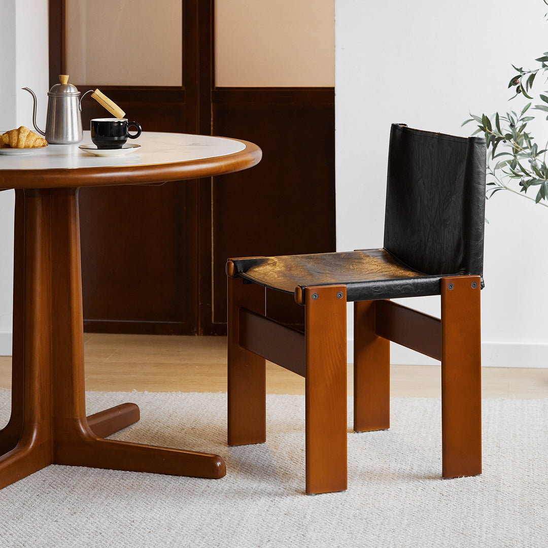 Vintage genuine leather dining chair tansu size charts.