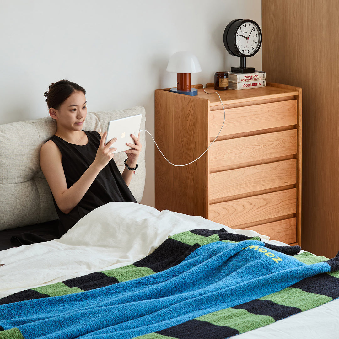Scandinavian cherry wood chest of drawers vista size charts.