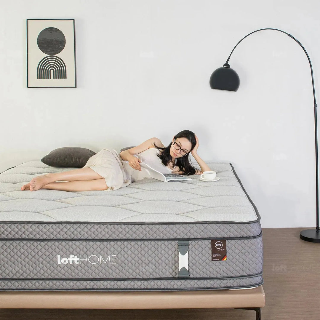 40cm latex gel memory foam pocket spring double sided mattress ocean environmental situation.