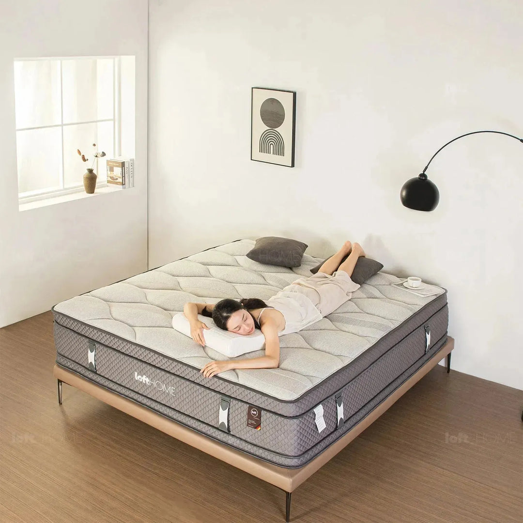 40cm latex gel memory foam pocket spring double sided mattress ocean material variants.