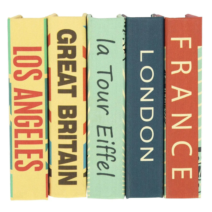 5-1/2"l x 3-3/4"w mdf & canvas book storage box, 5 styles decor size charts.