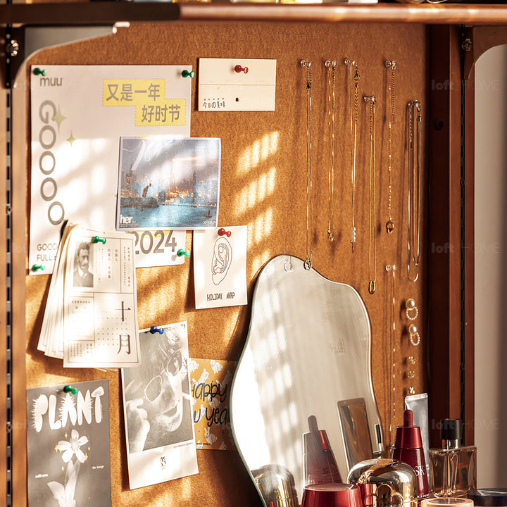 Vintage boxwood modular hanging wall shelf system muse living detail 6.