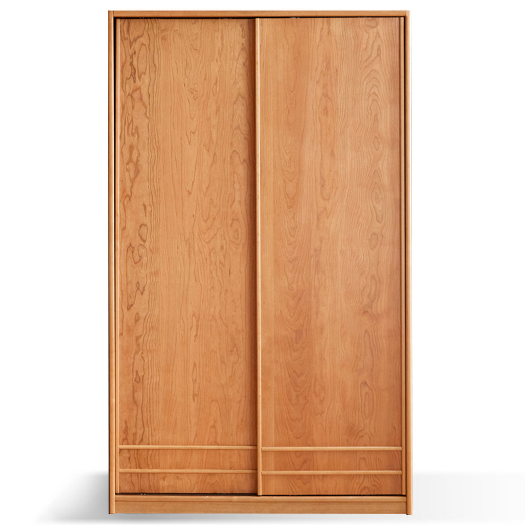 Scandinavian Cherry Wood Sliding Door Wardrobe AUTUMN
