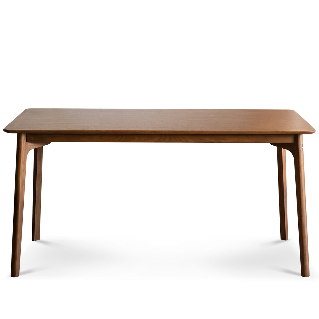 Japandi Walnut Wood Dining Table CHRONO