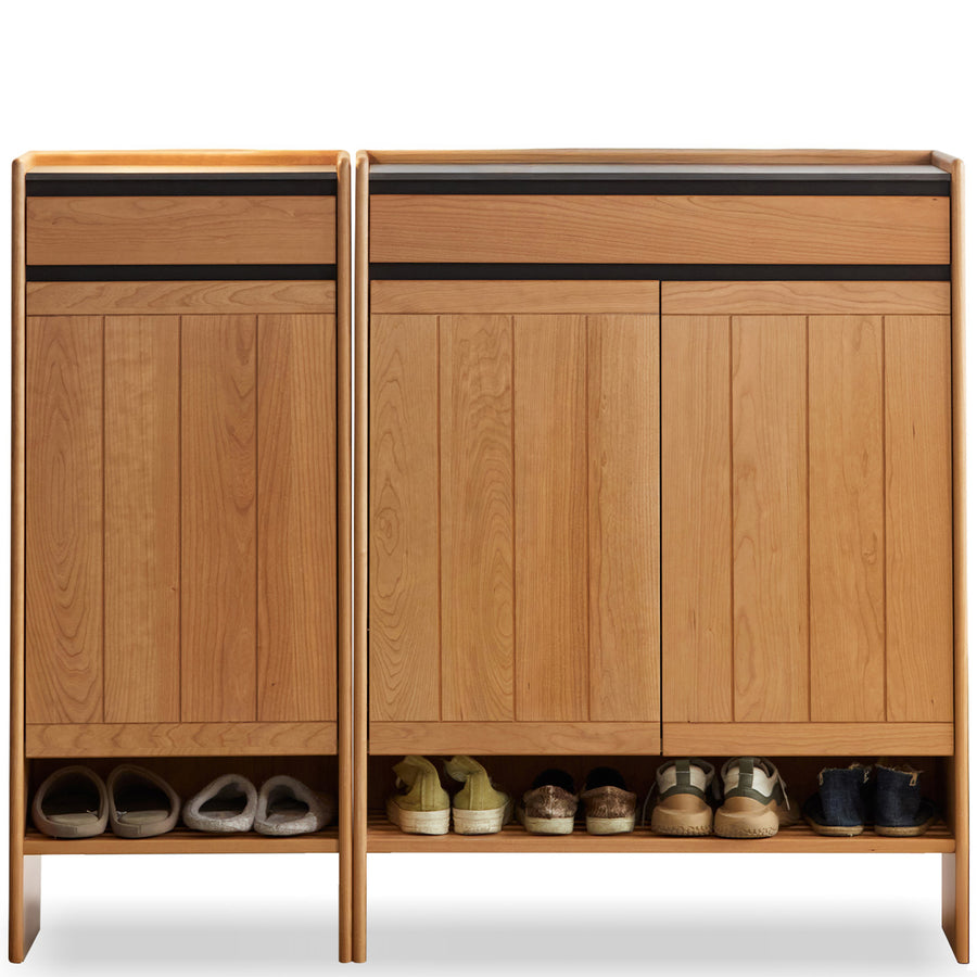 Scandinavian Cherry Wood Modular Shoe Cabinet HARBOR