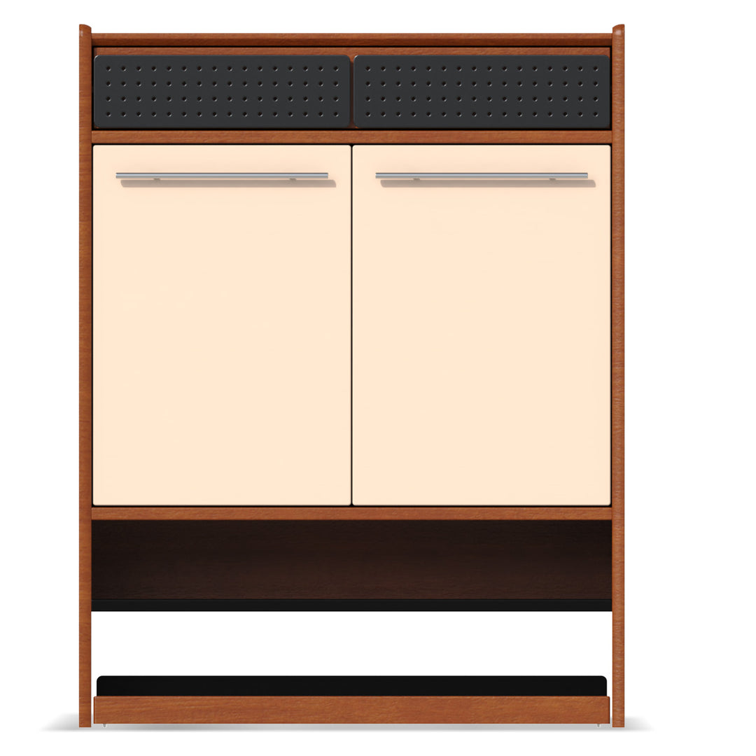 Vintage Boxwood Modular Shoe Cabinet MIES