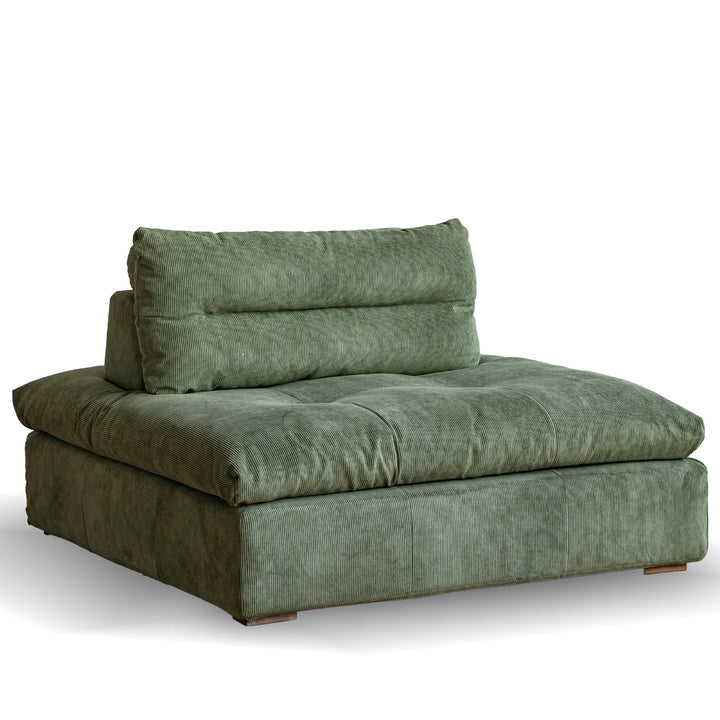 Scandinavian Chenille Velvet Fabric Modular 1 Seater Sofa GRAND