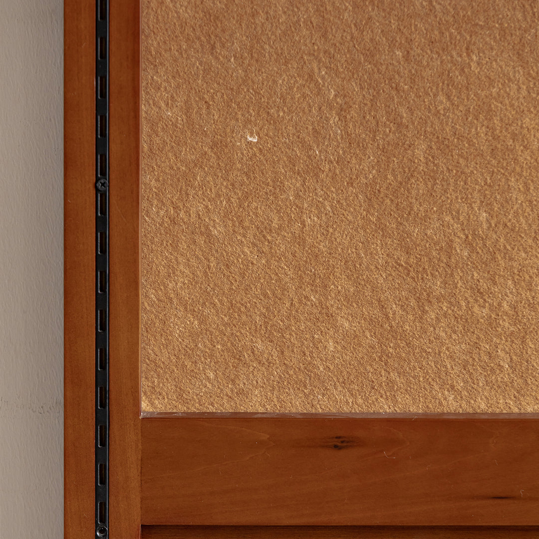 Vintage boxwood modular hanging wall shelf system muse entryway detail 4.