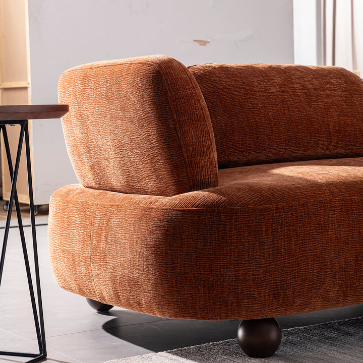 Cream velvet fabric modular l shape sectional sofa 4+l bubba with context.