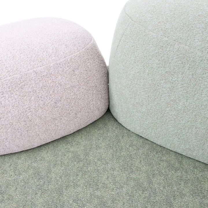 Contemporary fabric 7 seater sofa pebble conceptual design.