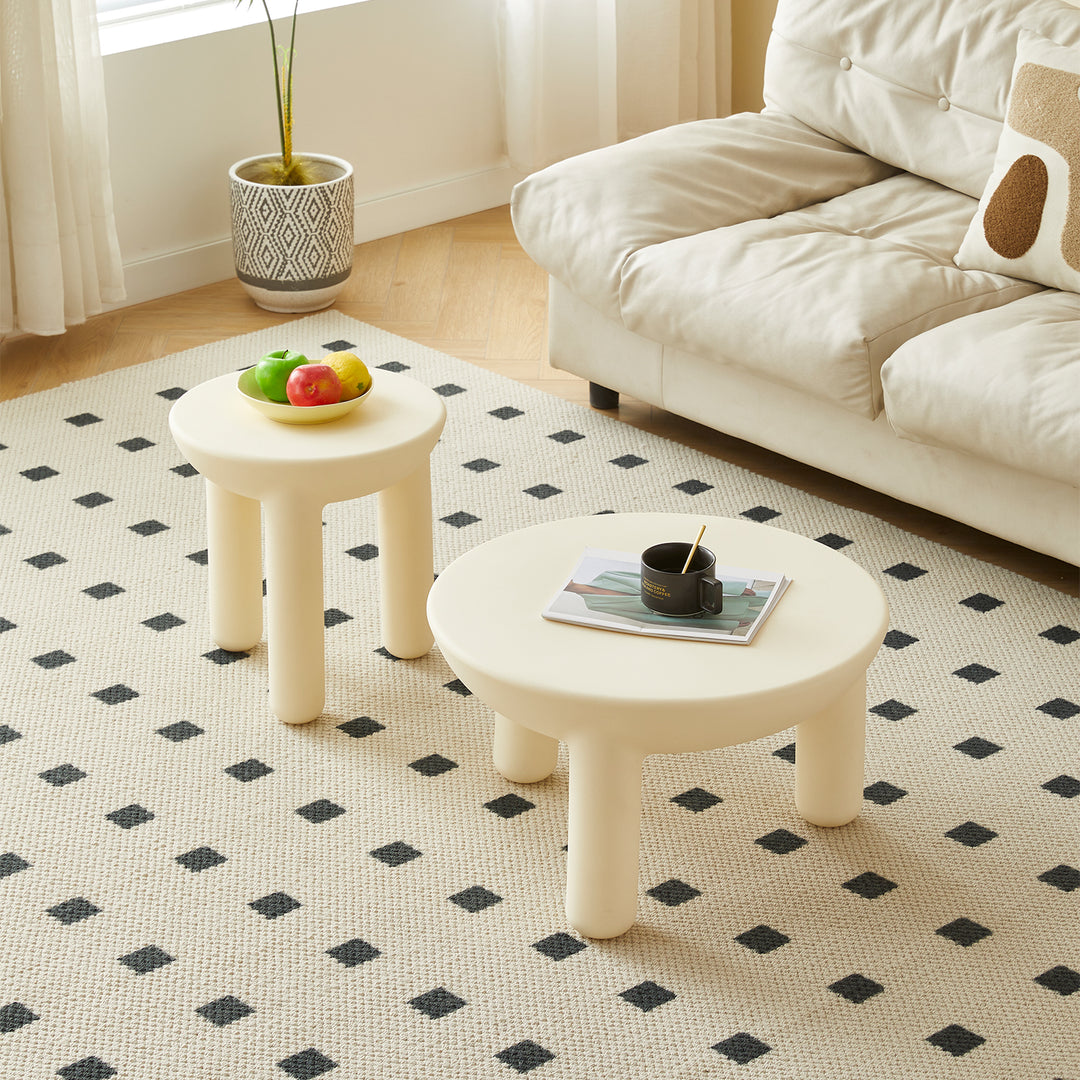 Contemporary plastic coffee table snap detail 4.