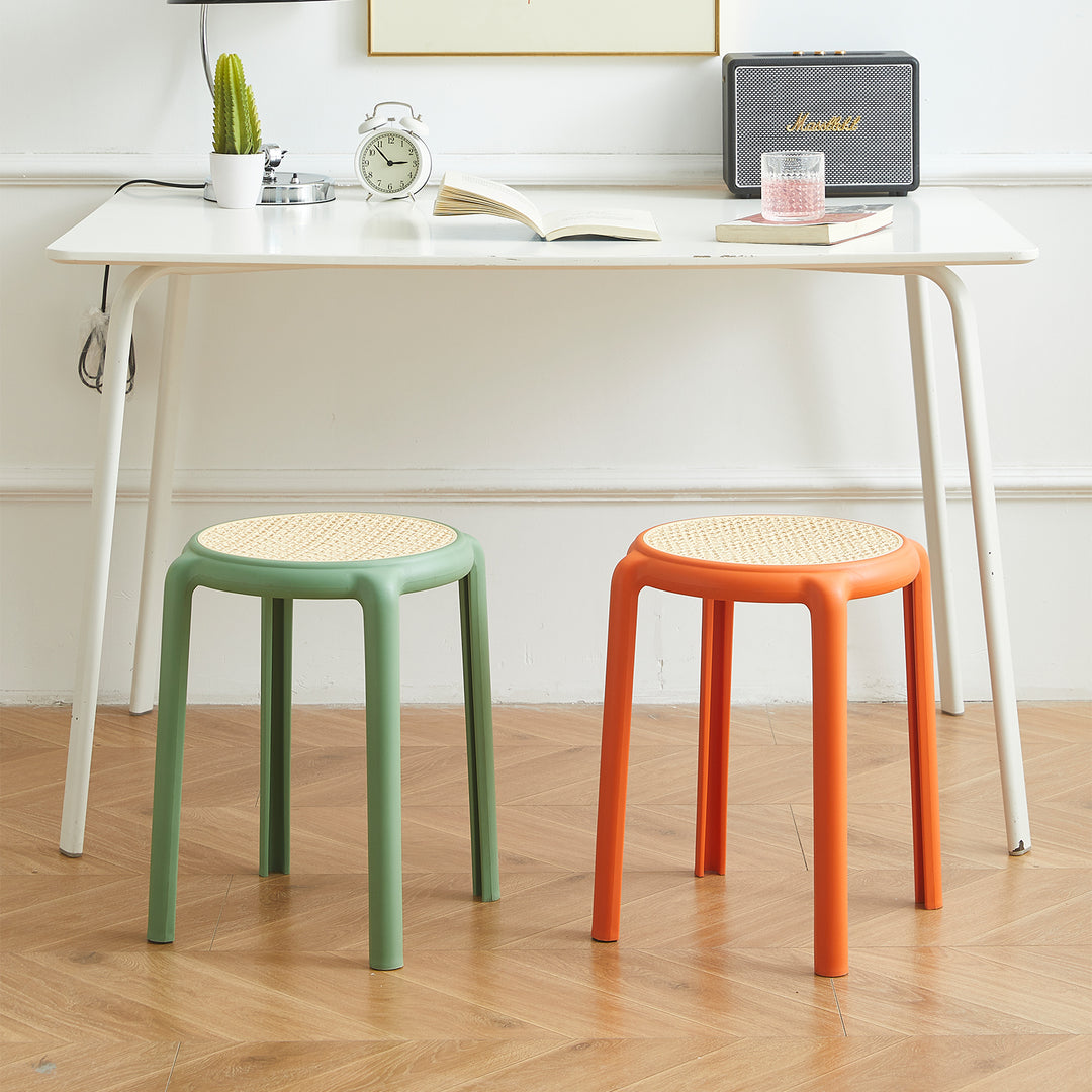 Scandinavian plastic stackable dining stool cesca situational feels.