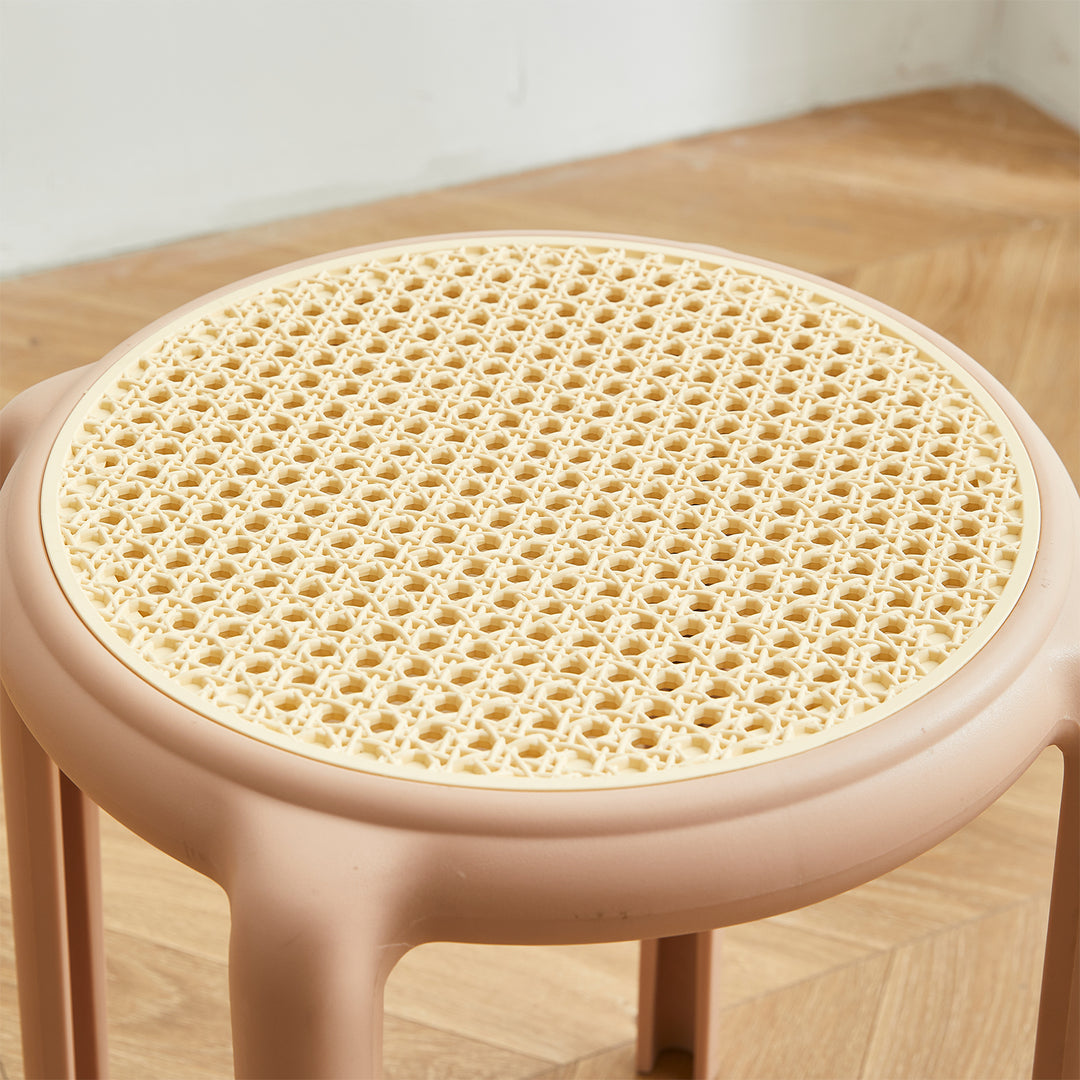 Scandinavian plastic stackable dining stool cesca detail 8.