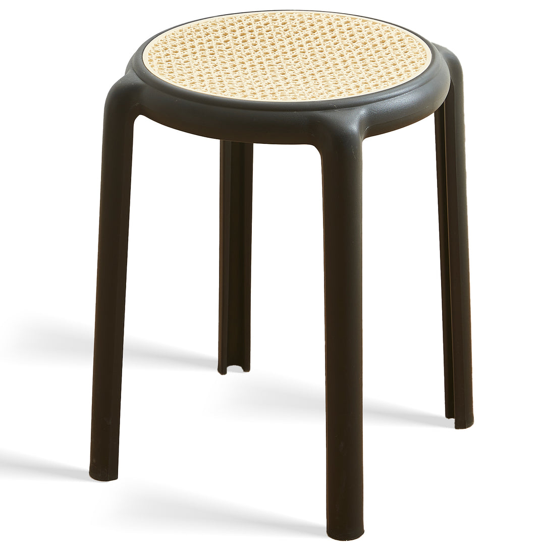 Scandinavian plastic stackable dining stool cesca detail 16.
