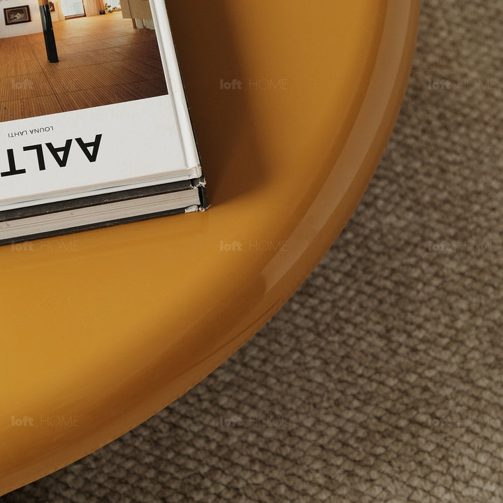 Contemporary abs transformable coffee table bobo in still life.