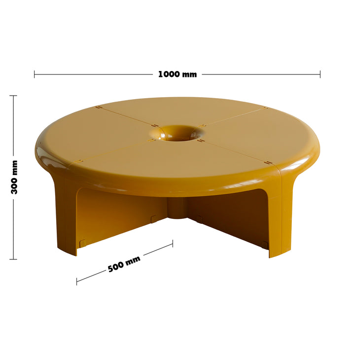 Contemporary abs transformable coffee table bobo size charts.