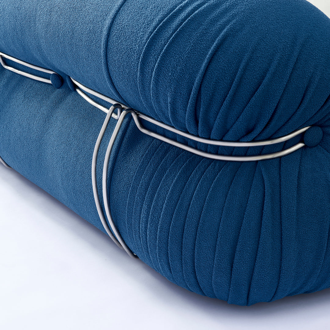 Contemporary boucle fabric 2 seater sofa soriana environmental situation.