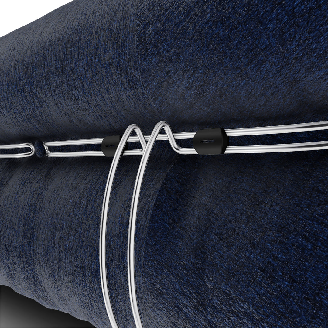 Contemporary boucle fabric 2 seater sofa soriana layered structure.