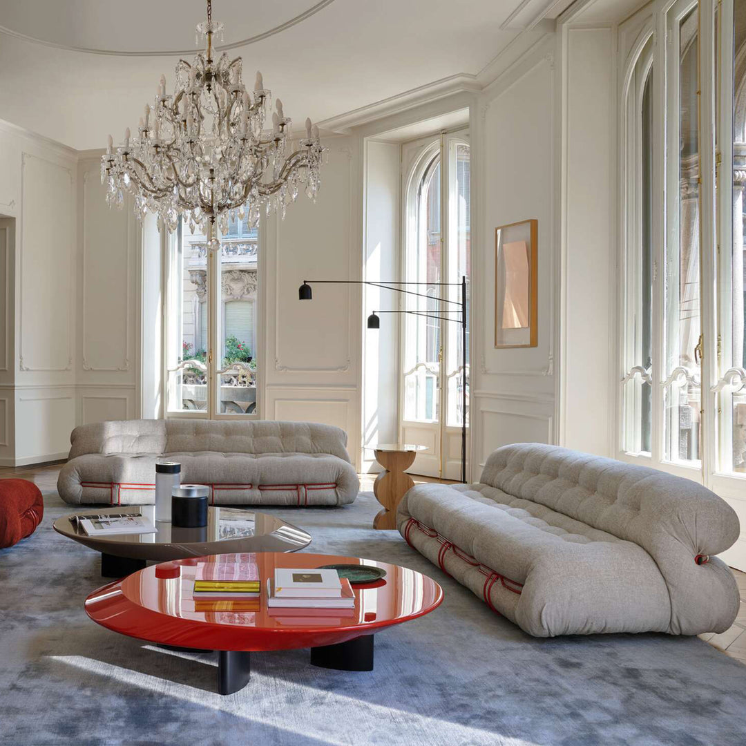 Contemporary Boucle Fabric 2 Seater Sofa SORIANA