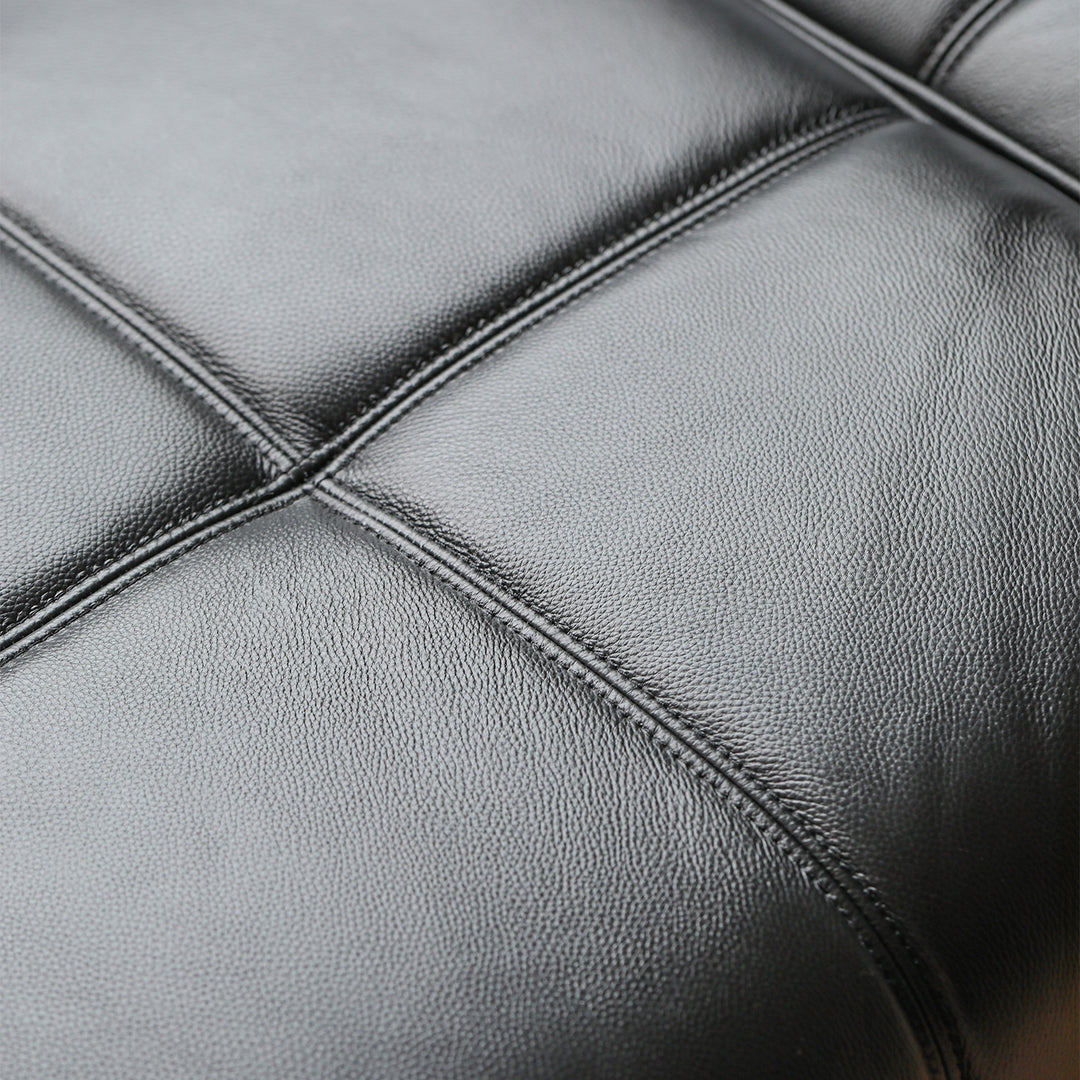 Contemporary genuine leather sectional 4 seater sofa nexus material variants.