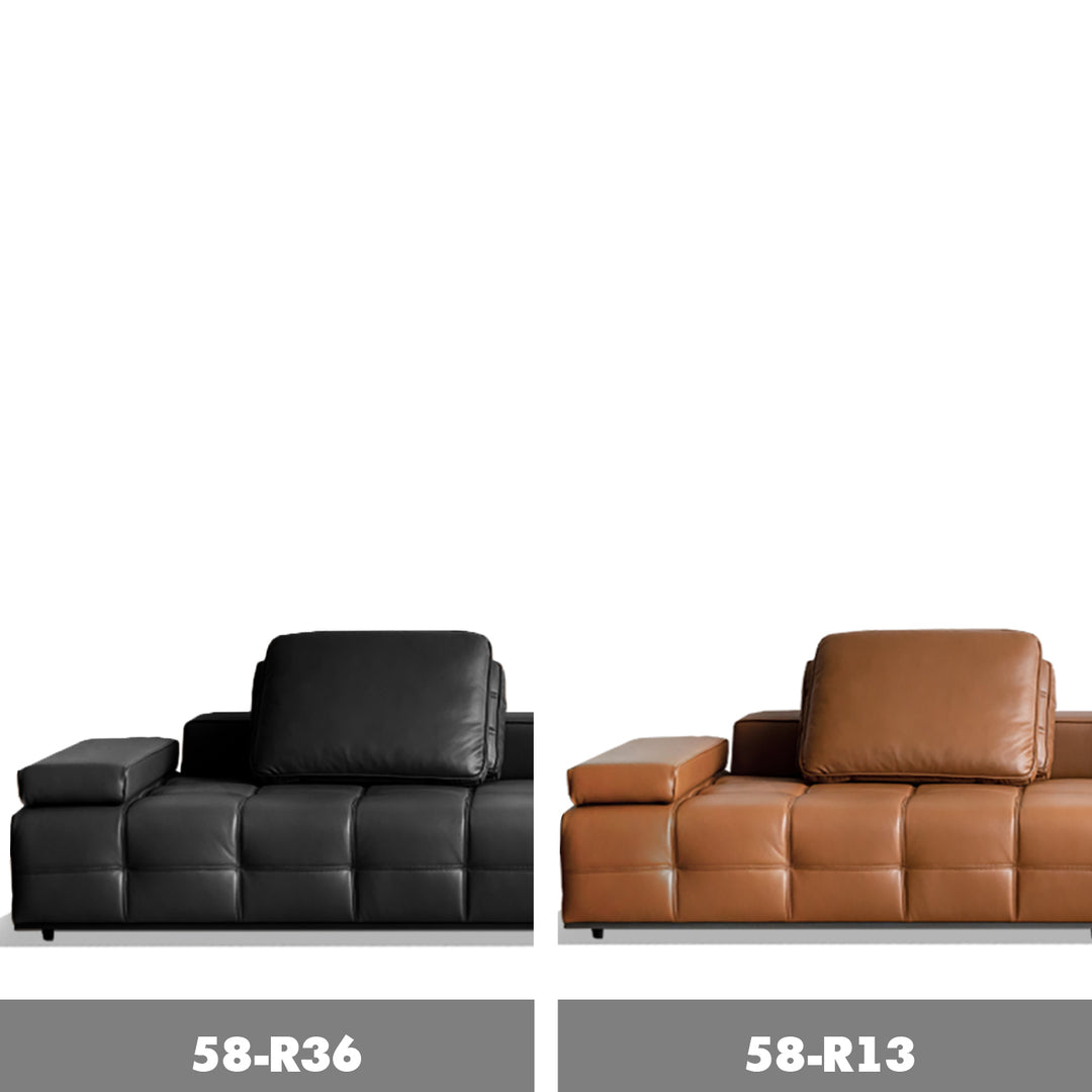 Contemporary Genuine Leather Sectional 5 Seater Sofa NEXUS