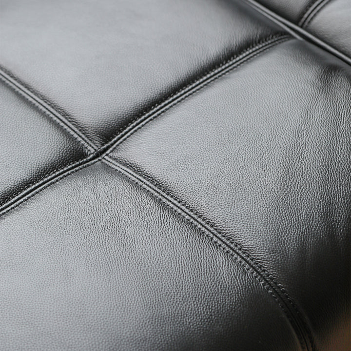 Contemporary genuine leather sectional 5 seater sofa nexus material variants.