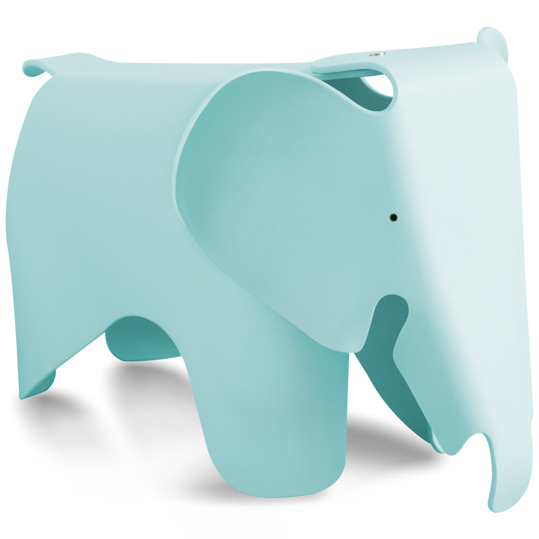 Contemporary plastic ottoman eli in close up details.