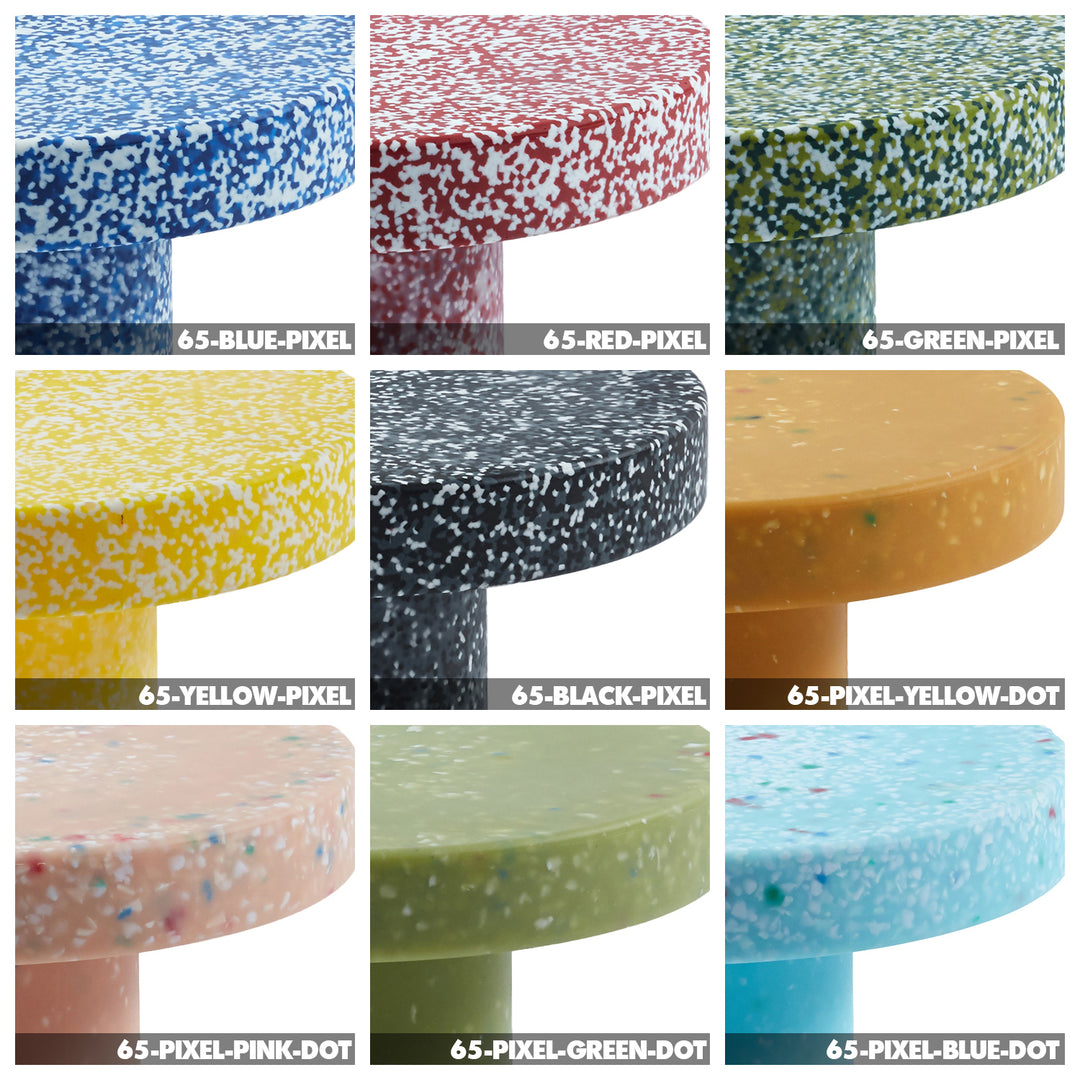 Contemporary Plastic Stool Side Table PIXEL
