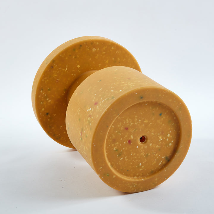 Contemporary plastic stool side table pixel in close up details.