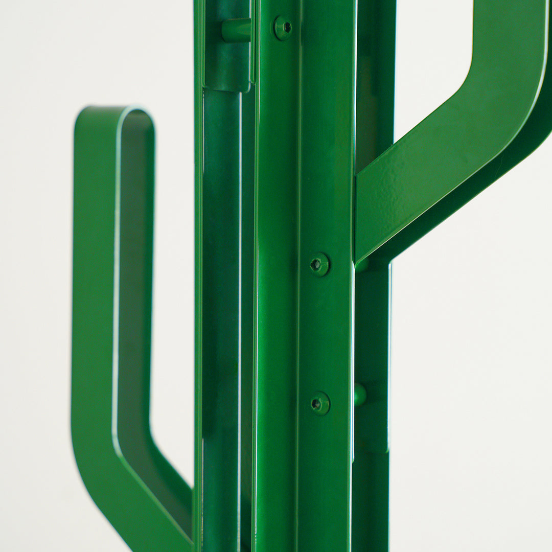 Contemporary steel clothes hanger cactus environmental situation.